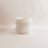 Cache-pot Le Rayonnant 5 pouces Blanc